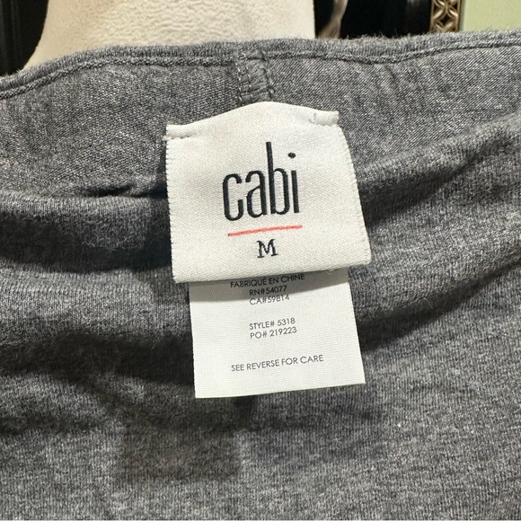 CAbi Heather Gray Skirted Leggings – Size M - Picture 9 of 9